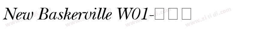 New Baskerville W01字体转换